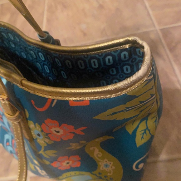 Spartina 449 large tote bag peacock purse - Picture 16 of 16